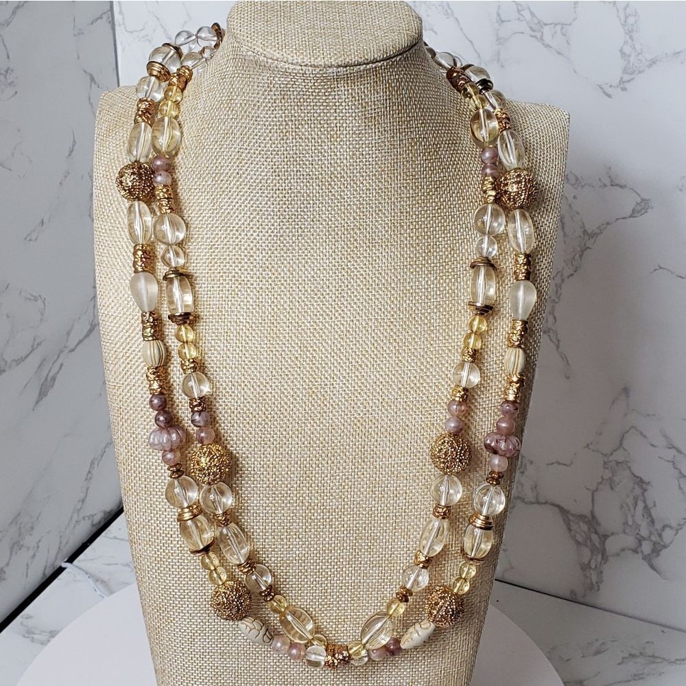 EXP Made in Korea Heavy Multi-strand Beaded Necklace or Belt
